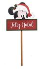 Pick para Jardim para Decoração Mickey Feliz Natal 35cm - 01 unidade Natal Disney - Cromus - Rizzo