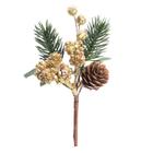 Pick Pinheiro e Frutas Ouro 17cm Cromus: 1102700