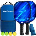 Pickleball Paddles Set Panel Sound com 2 bolas e estojo de transporte