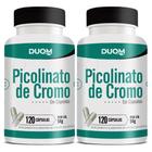 Picolinato de Cromo 120cps 450mg Duom Kit 2 Frascos