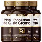 Picolinato De Cromo 500mg 180 Cápsulas Sem Sabor