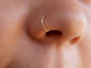 Piercing Argola Em Ouro 18k Nariz ou Orelha 9mm