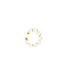 Piercing fake perola folheado a ouro 18k