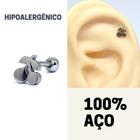 Piercing hélix cereja - 100% aço (onp1005o)