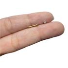 Piercing Micro Reto Push Pin Com Pedra Zircônia 6mm