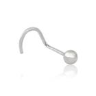 Piercing Nariz Nostril Ponto Prata 925 Bolinha 2,5mm