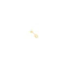Piercing Tragus em Ouro 18k Ponto de Luz 2,5MM - AU12797