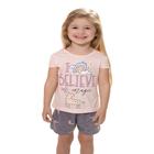 Pijama Blusa e Short Estampa Arco Íris com Unicórnios - Izitex