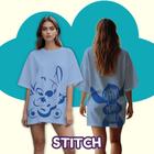 Pijama camisola blusão de personagem stitch gota de sonho