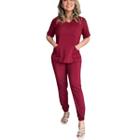 Pijama Cirúrgico Plus Size Médico Scrub Hospitalar Jogger - SJ