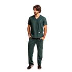 Pijama Cirúrgico Scrub Gabardine Verde Blanco Raro