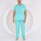 Pijama Cirúrgico Scrub Masculino Veterinário Conjunto Plus Size G2 Ph - S