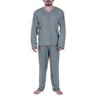 Pijama de Inverno Blusa de Frio Masculino Manga Longa Calça Comprida Alex