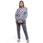 Pijama De Plush Frio Inverno Quentinho Adulto Envio Imediato FLEECE PUNHOS