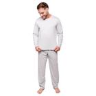 Pijama Diones Calça Poá Manga Longa Frio Masculino Plus Size