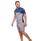 Pijama Diones Camiseta e Shorts Para Descanso Masculino