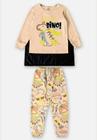 Pijama Estampado em Suedine Infantil Menino Up Baby