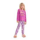 Pijama Estampado Infantil Menina (Roxo) Quimby