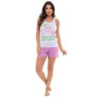 Pijama Feminino Curto Doce Luar 5302 Cereja