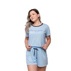 Pijama Feminino Dione com Camiseta Estampada e Shorts