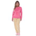 Pijama Feminino Inverno Longo Soft Majestosa Fleece Adulto