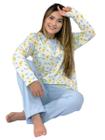 Pijama Feminino Inverno Moletinho Aflanelado 2504 50 a 54