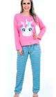 Pijama Feminino Longo de Inverno Adulto Calça comprida Frio