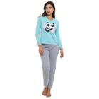 Pijama Feminino Longo Panda Doce Luar 5612