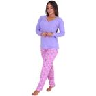 Pijama Feminino Manga Longa Outono Inverno