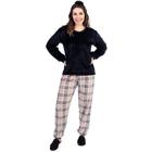 Pijama Feminino Peluciado Fleece Cia do Corpo Ref: 5181