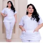 Pijama hospitalar Feminino Scrubs Cirurgico Plus Size Unissex PJ03