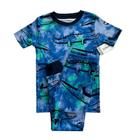 Pijama Infantil 2 peças camiseta e calça Crocodilo Tie-dye Oshkosh