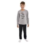 Pijama Infantil Canelado Peluciado Masculino Victory