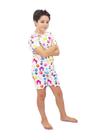 Pijama Infantil Curto Divertido Alegria