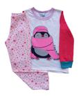 Pijama Infantil Feminino Blusa e Calça Minifan