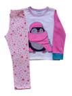 Pijama Infantil Feminino Blusa e Calça Minifan