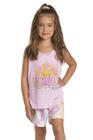 Pijama Infantil Feminino Rosa Smile Tie-dye - Izitex