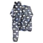 Pijama Infantil Inverno Fleece Noite Quente Confortável Nuvem - Tam. 02