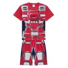 Pijama Infantil Kyly Curto Robô Brilha No Escuro Masculino