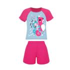 Pijama Infantil Lupo Curto Meninas Estampado 100% Algodão 2233