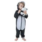 Pijama Infantil Macacão Kigurumi Fantasia Urso Pand Parmalat