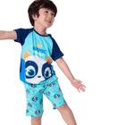 Pijama Infantil Masculino Manga Curta Panda Puket 030402682