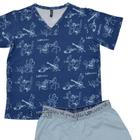 Pijama Infantil Masculino Upman Curto Decote V - CJ128-348