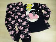 Pijama infantil meia estação menina kyly 4-6-8