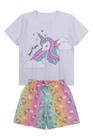 Pijama Infantil Menina Branco -Alemara