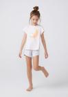 Pijama Infantil Menina Curto Hering Kids Com Estampa