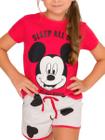 Pijama Infantil Menina Curto Mickey Mouse 49.03.0040