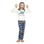Pijama Infantil Menina Dino Brilha no Escuro Elian