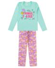 Pijama Infantil Menina Manga Longa Kappes Verde