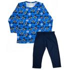 Pijama Infantil Menino Carros Azul